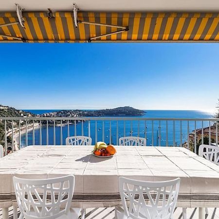 Villefranche Sur Mer:Appartement-villa, Vue mer, jardin, parking. Buitenkant foto