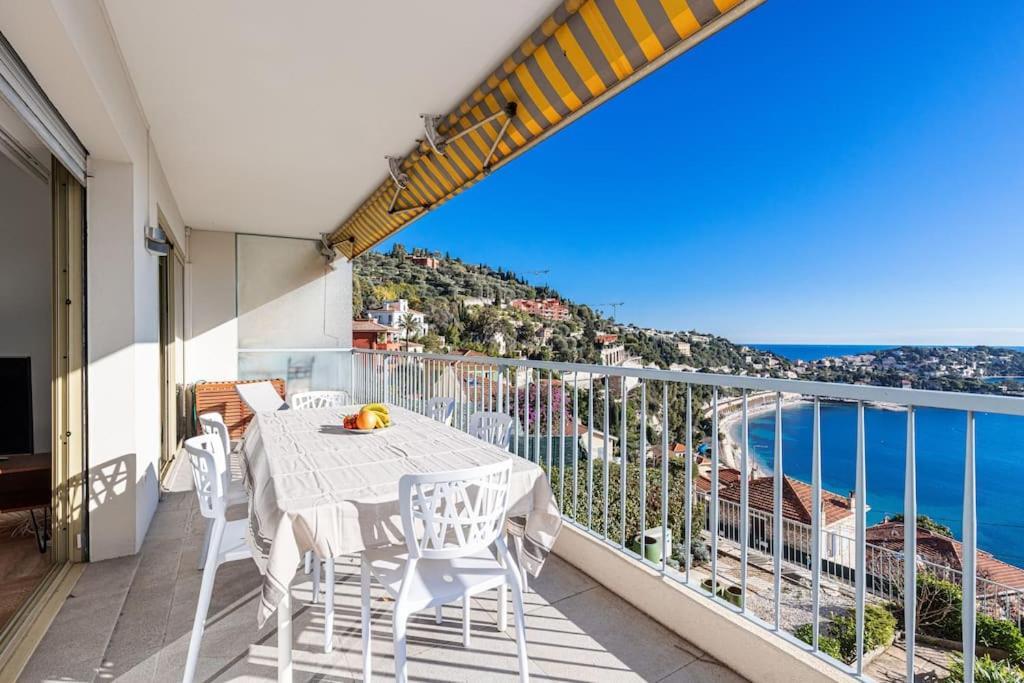 Villefranche Sur Mer:Appartement-villa, Vue mer, jardin, parking. Buitenkant foto